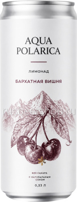 Лимонад Аква Полярика Бархатная Вишня