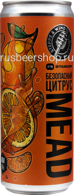 Медовуха Степь и Ветер Безопасный Цитрус