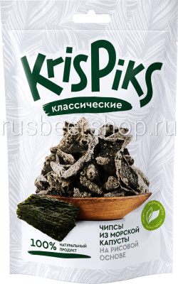 КрисПикс Чипсы Из Морской Капусты На Рисовой Основе Классические