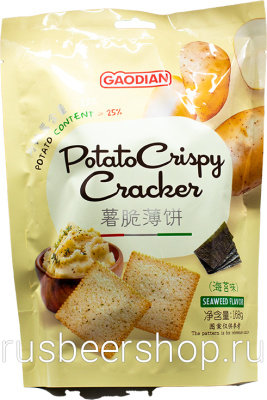 Гаодиан Крекер Картофельный Со Вкусом Нори