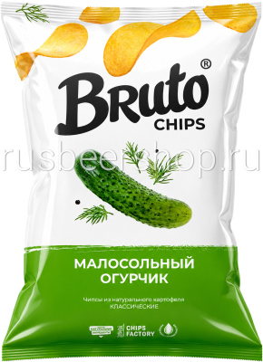 БРУТО КРАФТ Чипсы Малосольный Огурчик