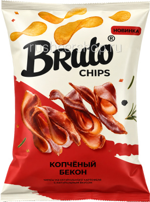 БРУТО КРАФТ Чипсы Жареная Копчёный Бекон
